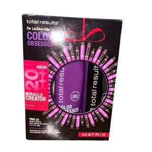Matrix Total Results Color Obsessed Shampoo Conditioner Miracle Creator Mask Set